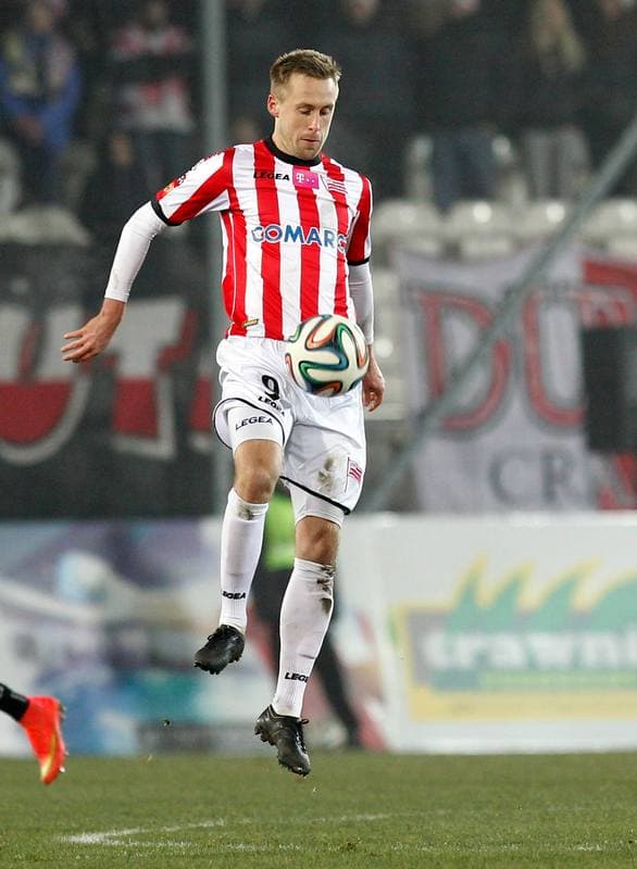 Football. T-Mobile Ekstraklasa. Cracovia Krakow - Jagiellonia Bialystok. 06.12.2014