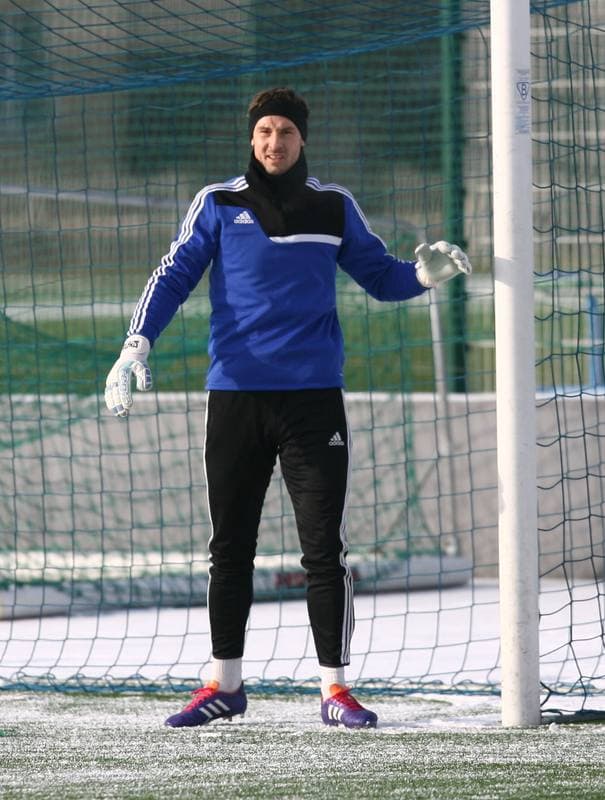 Football. Piast Gliwice. Training. 08.01.2015