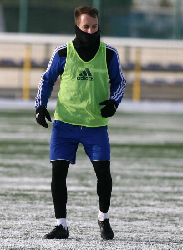 Football. Piast Gliwice. Training. 08.01.2015