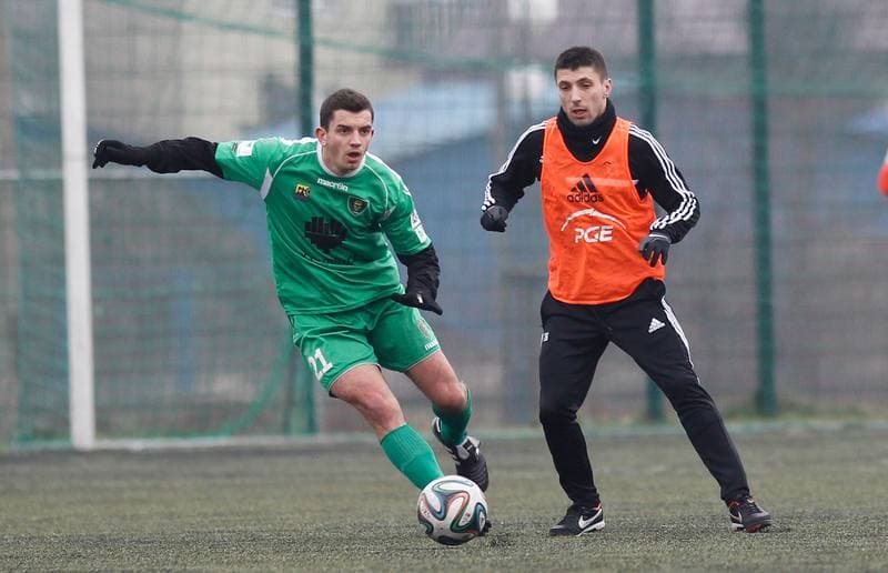 Football. Friendly Match. GKS Belchatow - GKS Katowice. 21.02.2015