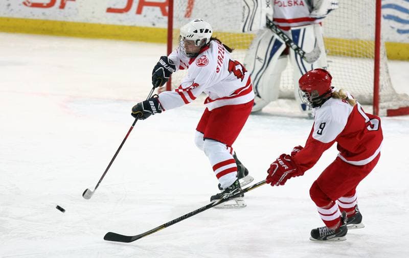Ice Hockey. U18 Women's World Championship Division I. Poland - Denmark. 25.01.2015
