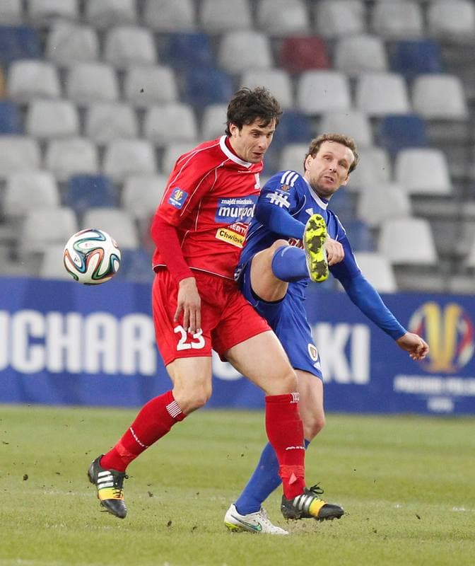 Football. Polish Cup. Podbeskidzie Bielsko Biala - Piast Gliwice. 19.03.2015