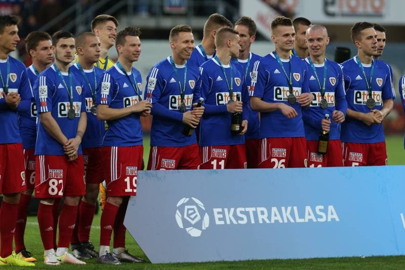 Football. Ekstraklasa. Piast Gliwice - Zaglebie Lubin. 15.05.2016