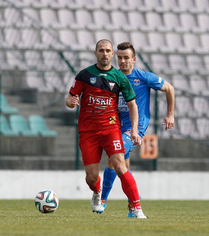 Football. I Liga. GKS Tychy - Termalica Bruk-Bet Nieciecza. 28.03.2015