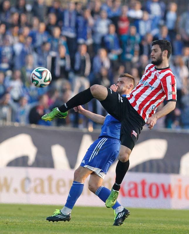 Football. T-Mobile Ekstraklasa. Ruch Chorzow - Cracovia Krakow. 01.12.2013