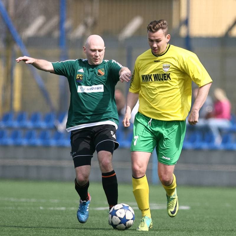 Football. Liga Okregowa. Rozwoj II Katowice - Gornik MK Katowice. 12.04.2015