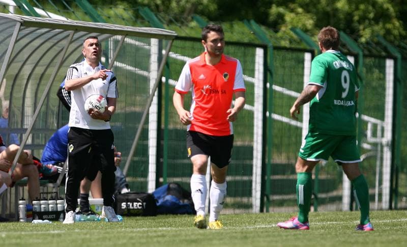 Football. III Liga Opolsko Slaska. Grunwald Ruda Slaska - Pniowek Pawlowice Slaskie. 16.05.2015