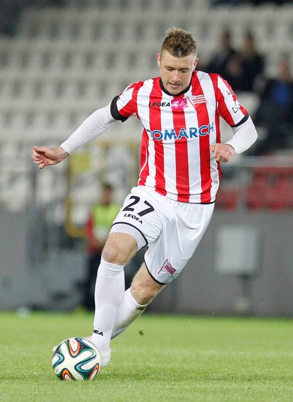 Football. T-Mobile Ekstraklasa. Cracovia Krakow - Korona Kielce. 22.05.2015