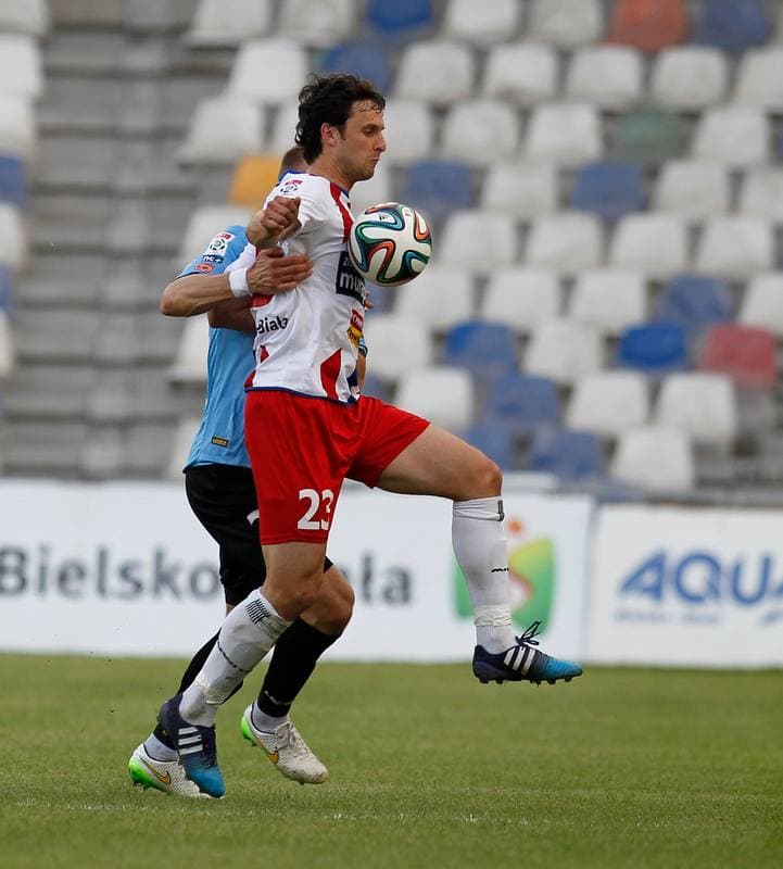 Football. T-Mobile Ekstraklasa. Podbeskidzie Bielsko Biala - Cracovia Krakow. 29.05.2015