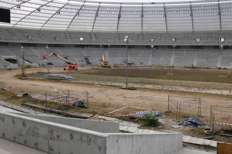 Football. Stadion Slaski. Construction. 24.10.2016