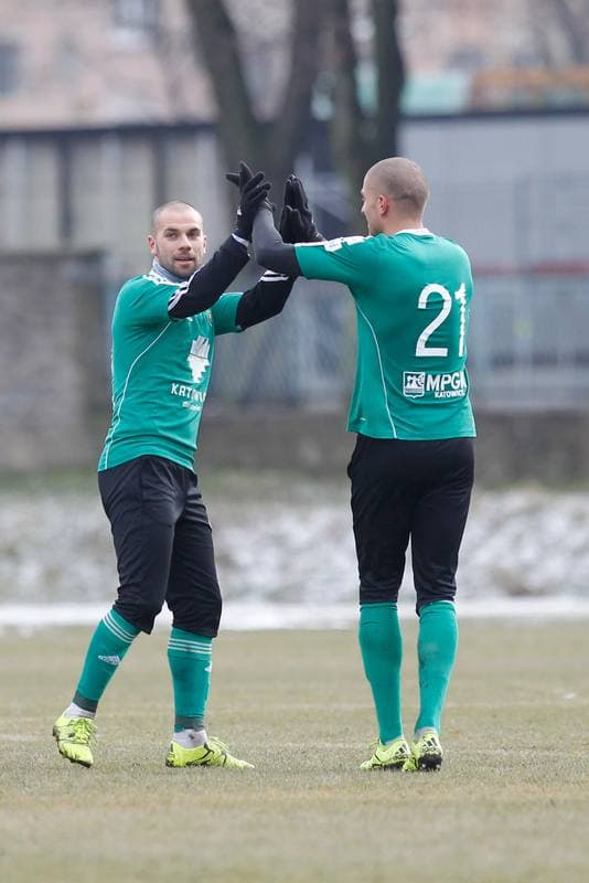 Football. Sparing. Gornik Zabrze - GKS Katowice. 05.02.2016