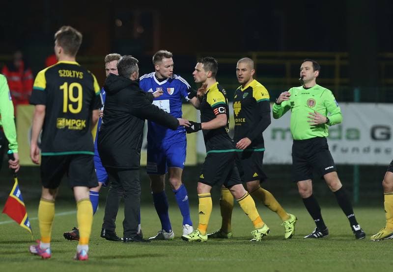 Football. I Liga. GKS Katowice - Pogon Siedlce. 19.03.2016