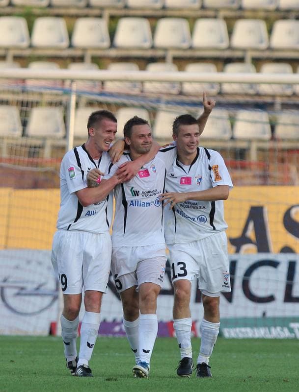 Football. PKO BP Ekstraklasa. Gornik Zabrze - Lech Poznan. 24.10.2010
