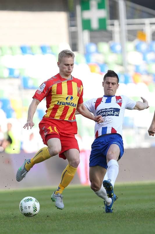 Football. Ekstraklasa. Podbeskidzie Bielsko-Biala - Korona Kielce. 06.05.2016