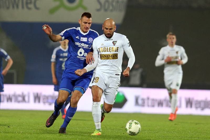 Football. I Liga. Zaglebie Sosnowiec - Wigry Suwalki. 22.10.2016