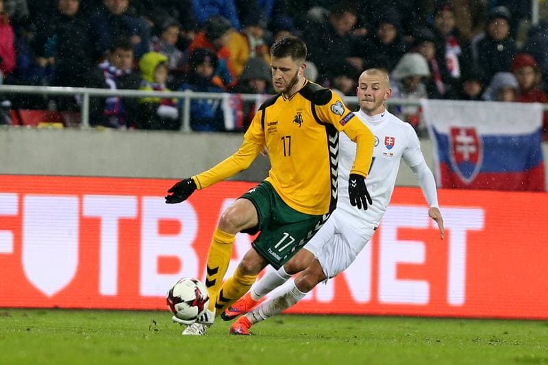 Football. World Cup Qualifiers. Slovakia - Lithuania. 11.11.2016