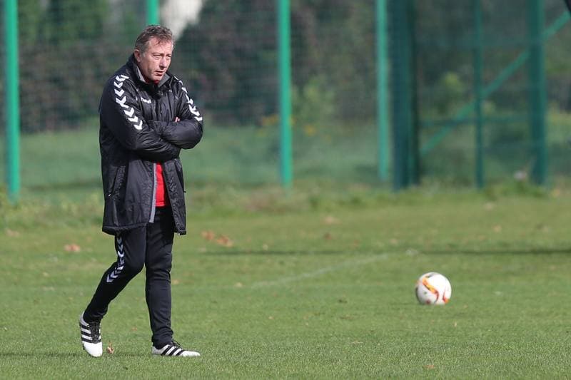 Football. GKS Tychy. Training. 11.10.2017