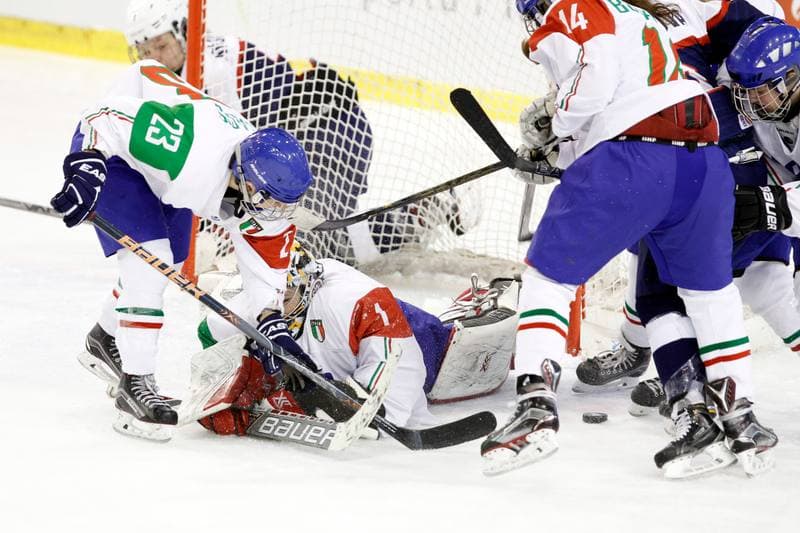 Ice Hockey. Women's World Championship. Slovakia - Italy. 09.04.2017
