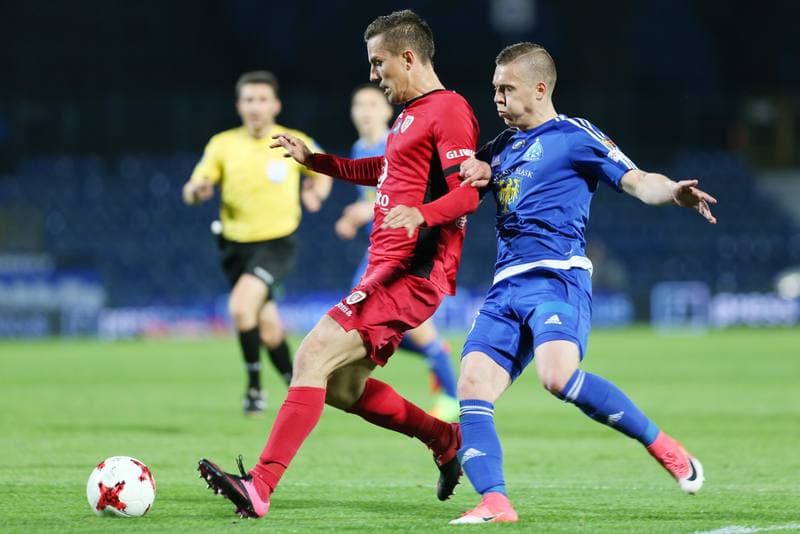 Football. Lotto Ekstraklasa. Ruch Chorzow - Piast Gliwice. 16.05.2017