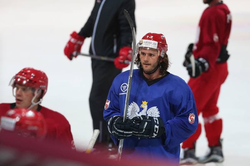 Ice Hockey. Poland national team. Training. 27.09.2017