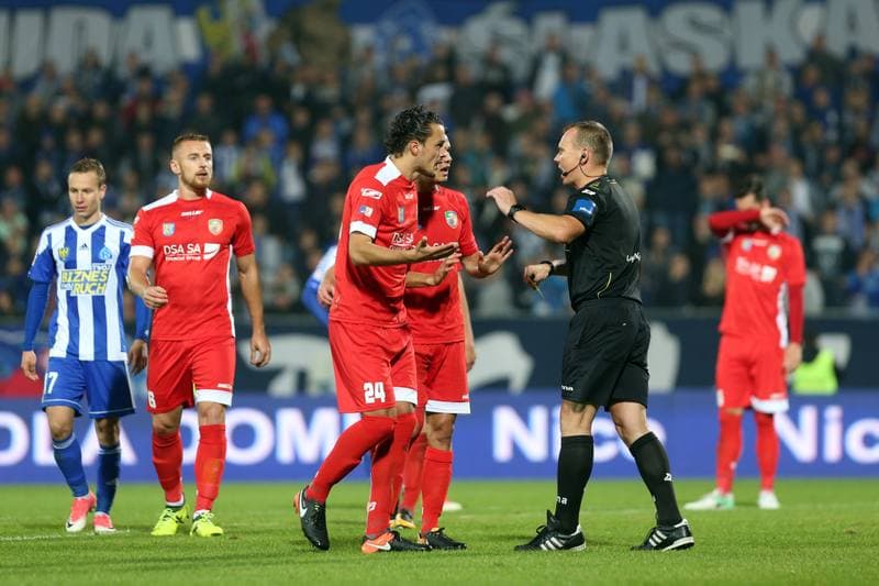 Football. Nice I Liga. Ruch Chorzow - Miedz Legnica. 29.09.2017