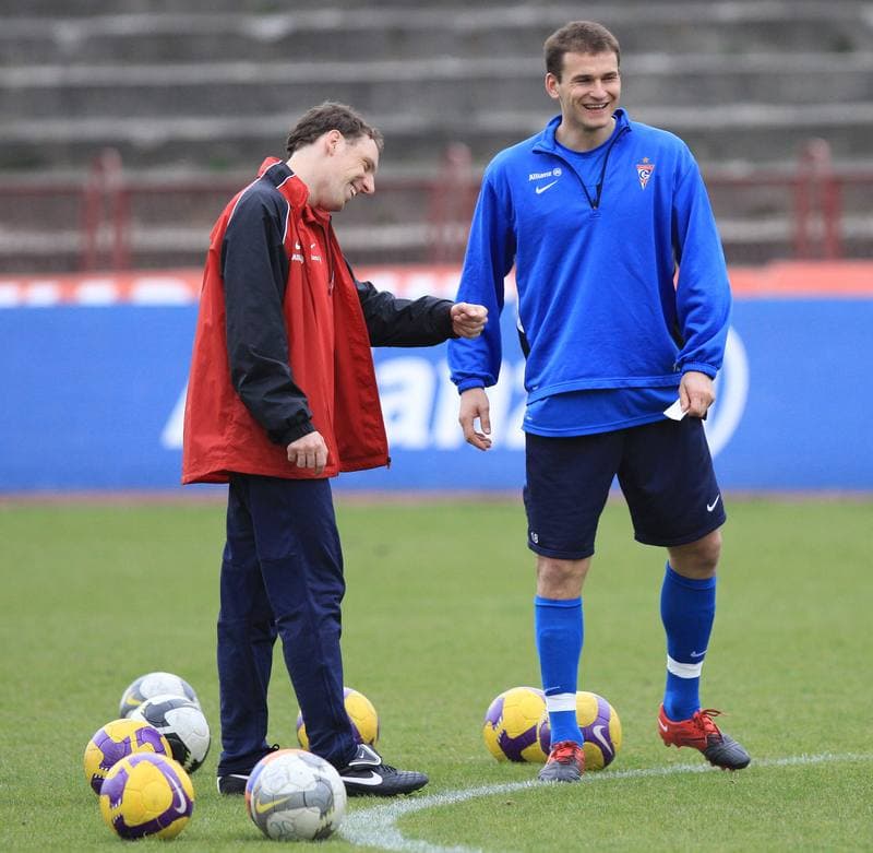 Football. Gornik Zabrze. Training. 11.01.2011
