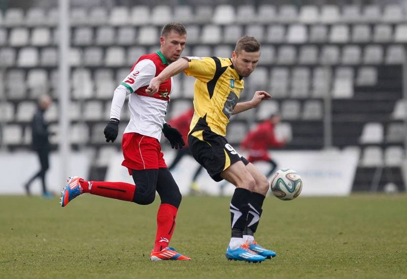 Football. Friendly Match. Zaglebie Sosnowiec - Sandecja Nowy Sacz. 25.02.2015