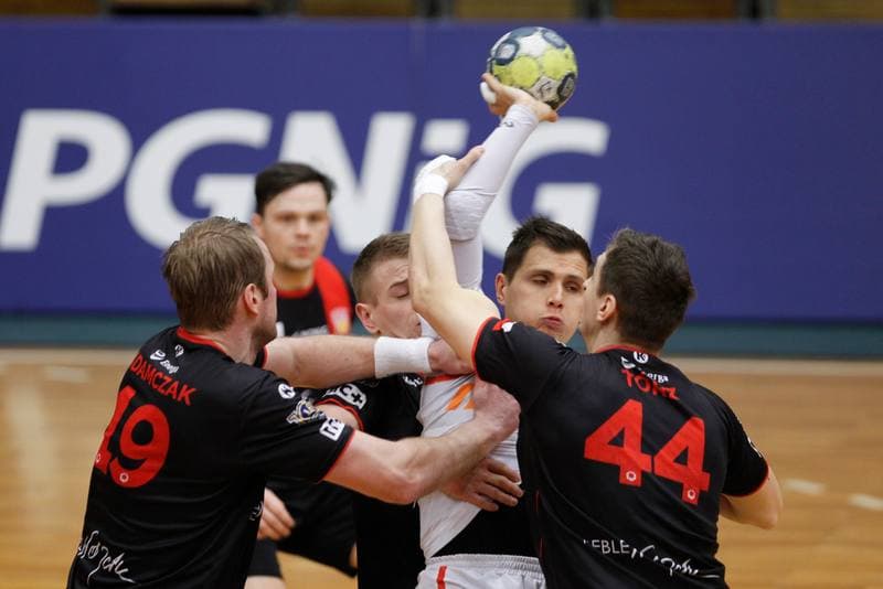 Handball. PGNiG Superliga. NMC Gornik Zabrze - Meble Wojcik Elblag. 24.03.2018