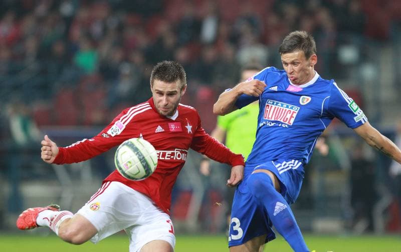 Football. T-Mobile Ekstraklasa. Wisla Krakow - Piast Gliwice. 13.09.2013