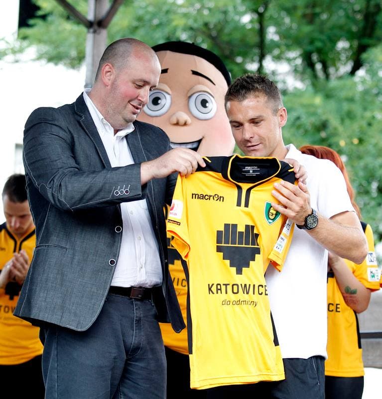 Football. GKS Katowice. Presentation. 26.07.2014