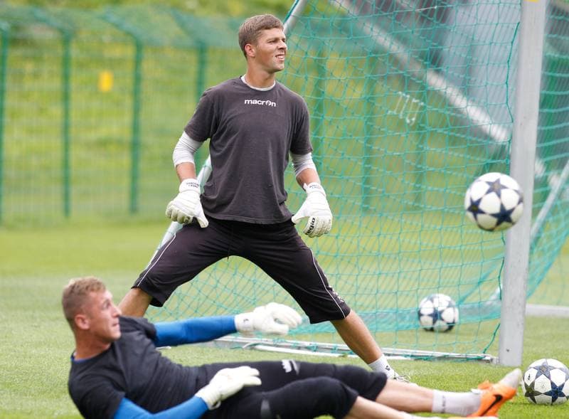 Football. GKS Katowice. Training. 19.01.2015