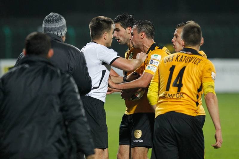 Football. I Liga. GKS Katowice - Dolcan Zabki. 25.10.2014