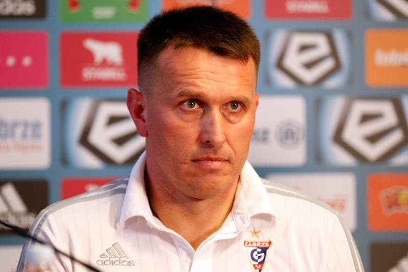 Football. Gornik Zabrze. Press Conference. 18.02.2016