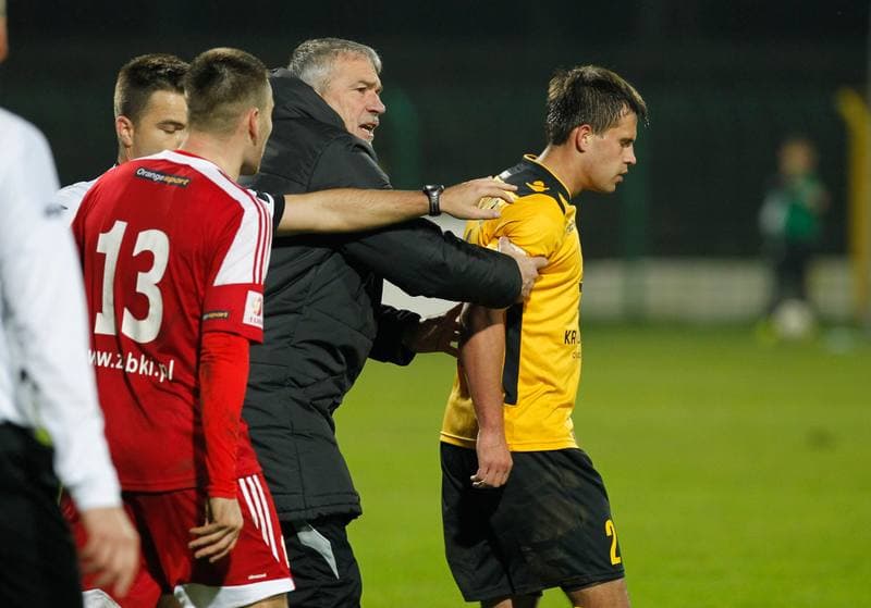 Football. I Liga. GKS Katowice - Dolcan Zabki. 25.10.2014