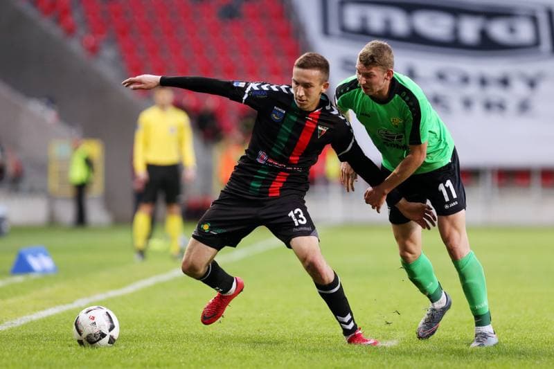 Football. Nice I Liga. GKS Tychy - Gornik Leczna. 20.04.2018