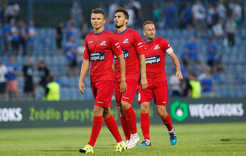Football. T-Mobile Ekstraklasa. Ruch Chorzow - Podbeskidzie Bielsko Biala. 08.12.2014