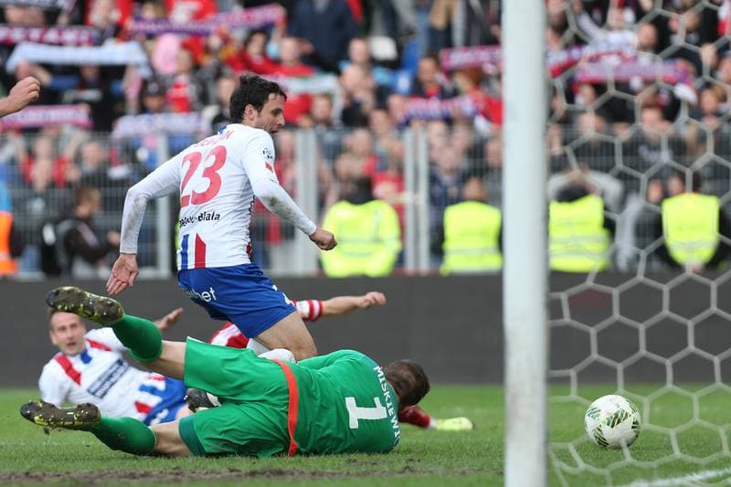 Football. Ekstraklasa. Podbeskidzie Bielsko-Biala - Wisla Krakow. 14.05.2016