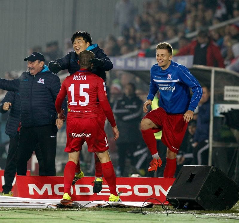 Football. Polish Cup. Gornik Zabrze - Podbeskidzie Bielsko Biala. 28.10.2014