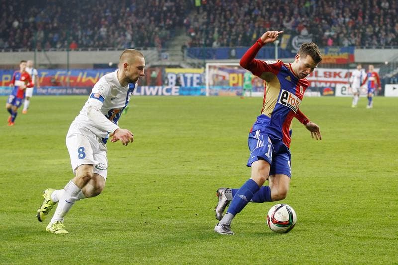 Football. PKO BP Ekstraklasa. Piast Gliwice - Lech Poznan. 20.12.2015