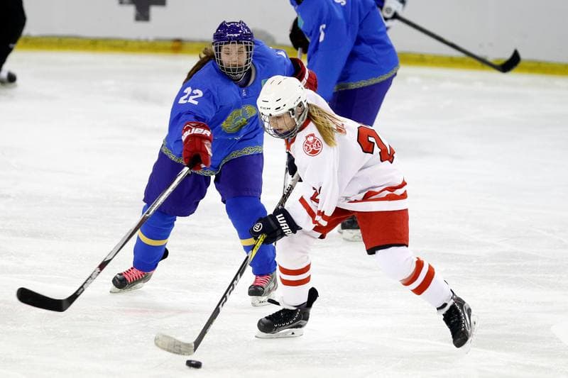 Ice Hockey. U18 Women's World Championship. Kazakhstan - Poland. 09.01.2017