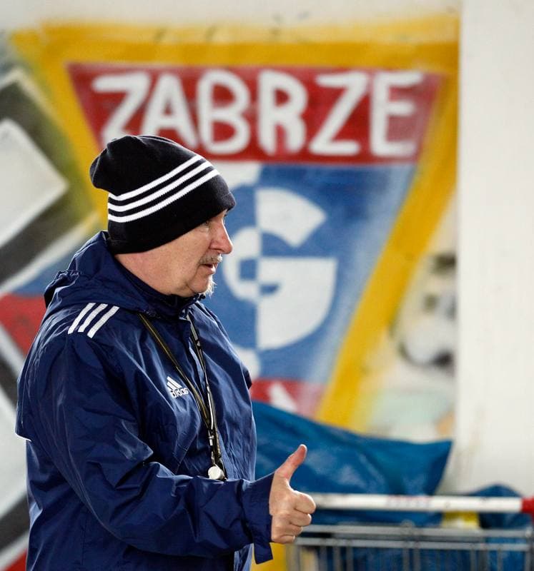 Football. Gornik Zabrze. Training. 04.03.2016