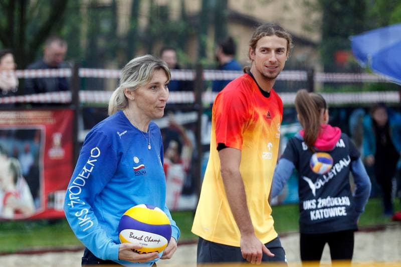 Beach Volleyball. Mariusz Prudel. Training. 06.05.2017