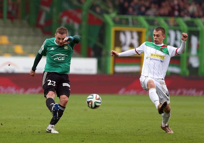 Football. I Liga. GKS Belchatow - Zaglebie Sosnowiec. 10.04.2016