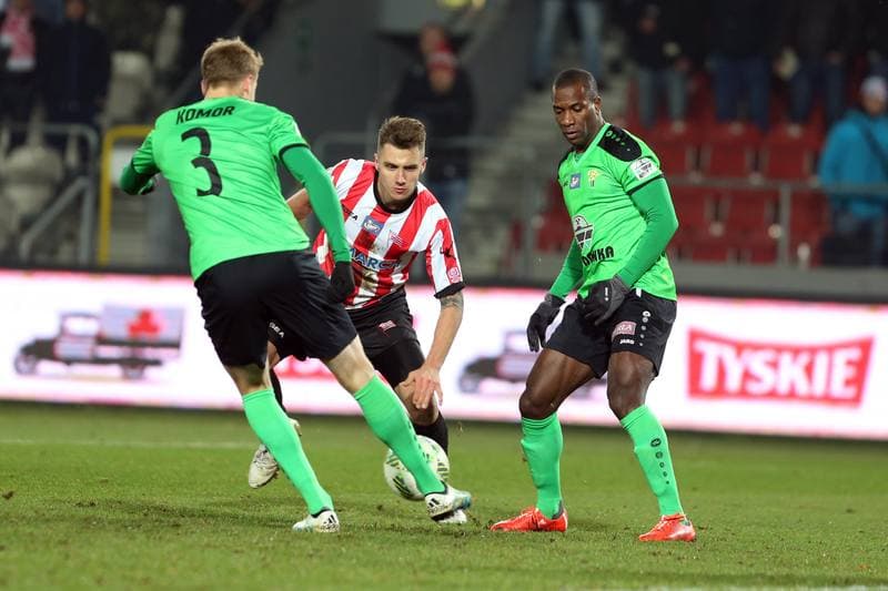Football. Lotto Ekstraklasa. Cracovia Krakow - Gornik Leczna. 04.12.2016