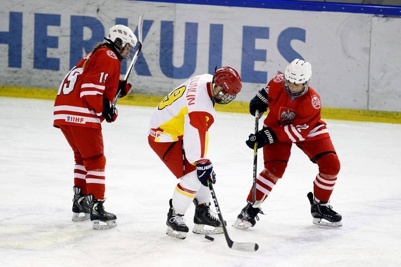 Ice Hockey. Women's U18 Friendly Match. Poland - China. 04.01.2017