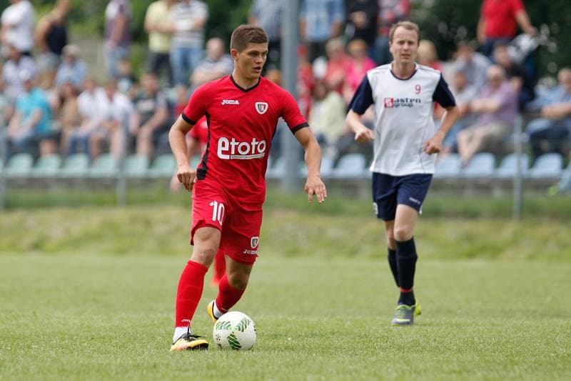 Football. Sparing. Lot Konopiska - Piast Gliwice. 12.06.2016