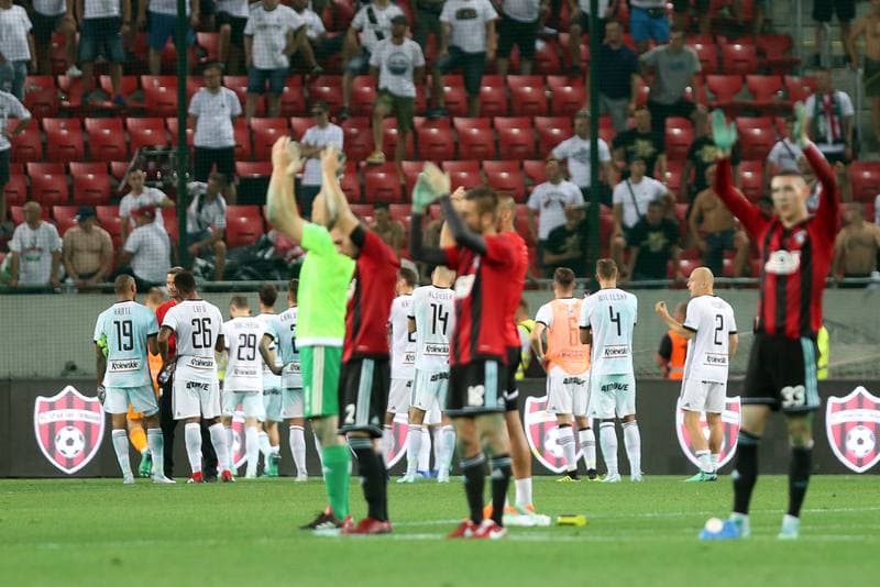 Football. UEFA Champions League. Spartak Trnava - Legia Warsaw. 31.07.2018