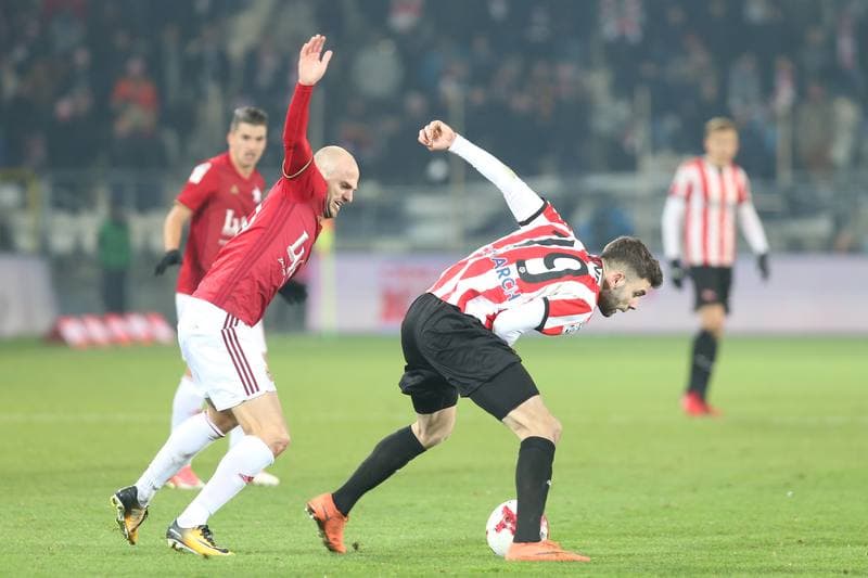 Football. Lotto Ekstraklasa. Cracovia Krakow - Wisla Krakow. 13.12.2017