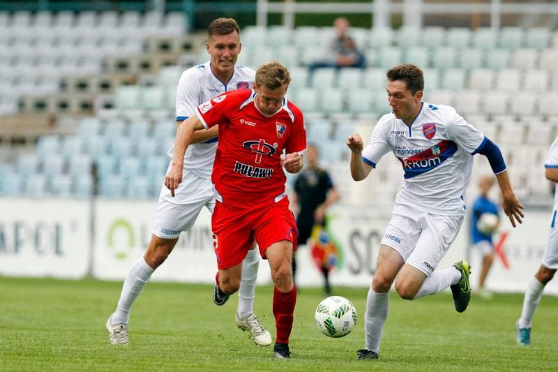 Football. Polish Cup. Rakow Czestochowa - Wisla Pulawy. 15.07.2016
