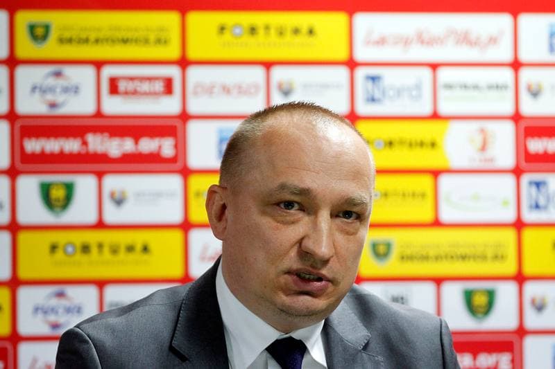 Football. GKS Katowice. Press Conference. 28.02.2019